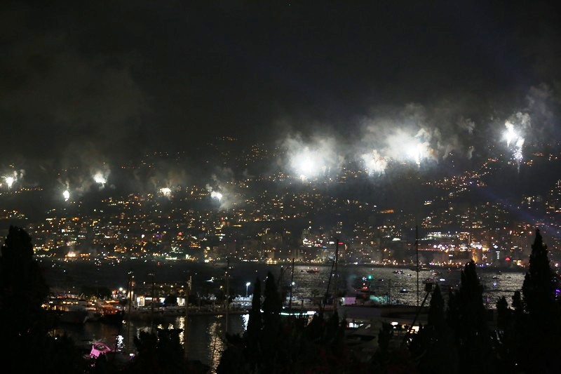 Jounieh Fireworks Show from Trinidad